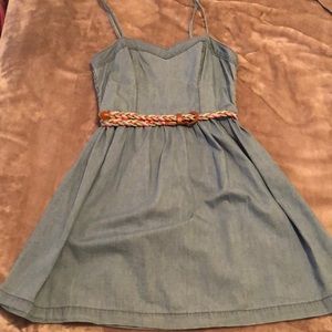 Denim Style Mini Dress
